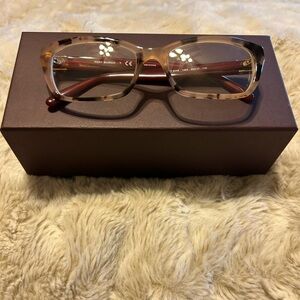 Tory Burch Brown and Tan Glasses